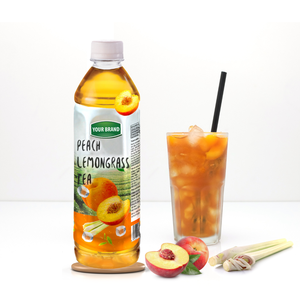 Meilleur prix thé glacé citron herbe thé boisson saveur pêche thé ingrédients naturels 350 455ml bouteilles en PET bouteille de boisson - Product Image 4