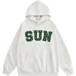 Sudadera con capucha holgada de invierno para mujer, ecológica, impermeable, con forro polar cálido, estilo casual canguro - Product Image 1
