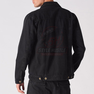 Veste d'hiver sur mesure de haute qualité, design personnalisé, créez votre propre veste en jean imperméable pour homme à bas prix - Product Image 2