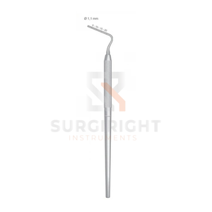 Plongeur de canal radiculaire postérieur en acier inoxydable allemand, instrument endodontique certifié CE ISO par Blush Surgical - Product Image 1