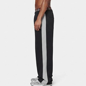 2027 New Arrived Double Waist Oversized Wide Leg Sweatpants Casual Wear <b>Loose</b> Fit Side Panels Color Block Baggy <b>Joggers</b> - Product Image 5