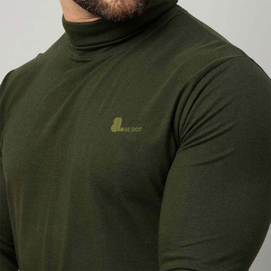 <b>Men's</b> O-Neck Long Sleeve Solid Color Cotton/Bamboo Fiber Quick Dry Anti-Shrink Breathable Casual <b>Top</b> - Product Image 4