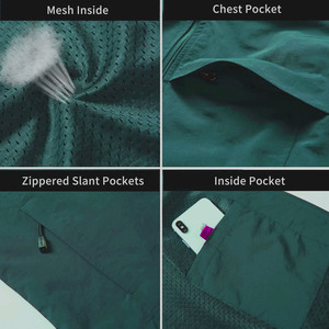 Lightweight Nylon Men's Vest with Polyester Shell OEM Service Add Fleece Winter Multi-pocket Photography Summer Hot - Product Image 5