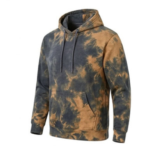 Sweat à capuche à manches longues, style délavé à l'acide, matière très douce et confortable, sensation douce. - Product Image 1