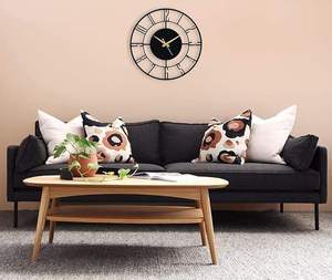 Horloge murale en métal élégante et de qualité supérieure, horloge murale décorative de luxe pour l'intérieur moderne de la maison, salon, chambre à coucher, au meilleur prix - Product Image 4