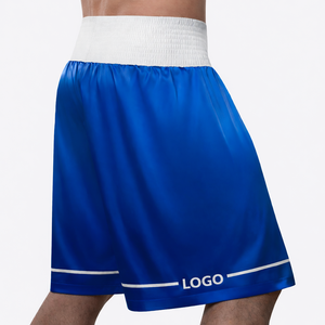 Pantalones Cortos de Boxeo Personalizados Estilo Profesional con Cintura Ancha, Pantalones Cortos de Satén para Entrenamiento y Competencia - Product Image 2