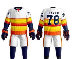 Maillot de hockey sur glace pour hommes, imprimé sur mesure, nouveau style, technique de sublimation, uniforme sportif OEM - Product Image 6