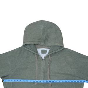 Distressed Acid Wash Hoodie <b>Rhinestones</b> Vintage Oversized Men Zip Up Sweatshirt Street Wear Style Hooded <b>Jacket</b> High Quality - Product Image 5