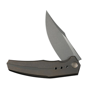 Couteaux pliants avec manche texturé bleu, lame en acier inoxydable, design compact pour la randonnée et le camping en plein air - Product Image 4