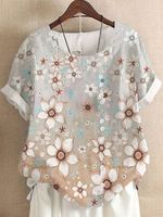 Chemisiers pour femmes, mode féminine, chemises élégantes personnalisées à imprimé floral vintage