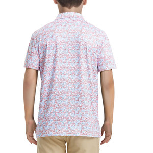 Polos de golf juveniles de alto rendimiento hechos con tela transpirable que absorbe la humedad para un uso deportivo y diario cómodo. - Product Image 3