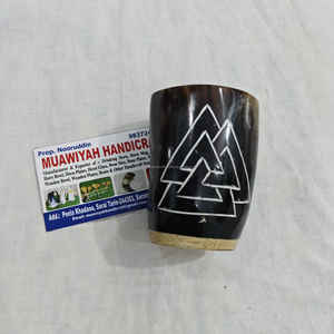 Taza de Cuerno de Buey 100% de Alta Calidad para Beber Té, Agua, Café, Cerveza, Estilo Vikingo con Acabado Natural, Ecológica, Navideña, a Bajo MOQ - Product Image 2