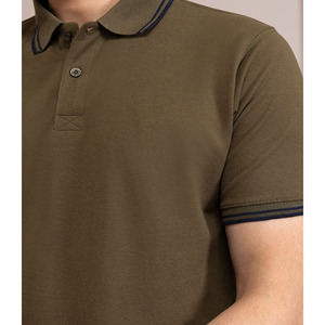 <b>Men</b> <b>Shirts</b> Premium Quality 100% Cotton <b>Men</b> <b>Polo</b> <b>Shirt</b> Short Sleeve Stand Collar Custom Logo Breathable Customized <b>Men</b> <b>Polo</b> <b>Shirt</b> - Product Image 3