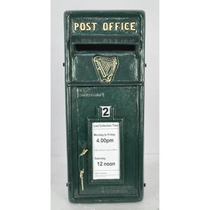 Affordable Irish Green Post <b>Box</b> Weatherproof Garden Farmhouse Wall Mount Decorative Letter <b>Box</b> Handicrafts - Product Image 2