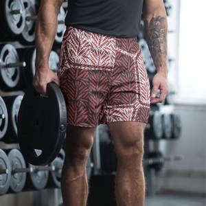Pantalones Cortos Bermuda con Cordón y Estampado Geométrico para Hombre, Ropa Casual, Tela de Poliéster - Product Image 2