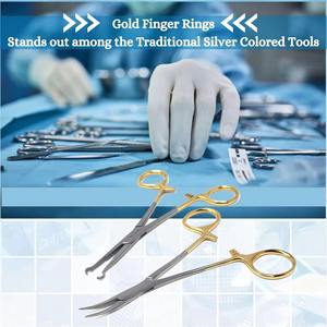 Juego de 2 Instrumentos Quirúrgicos de Urología de Acero Inoxidable con Certificación MOL, Pinza de Fijación para Vasectomía y Meatotomía sin Suturas - Product Image 4