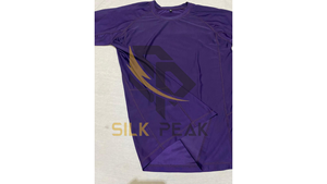 Purple Fitted Women's MMA Rash Guard Heat-Transfer Print Quick Dry 140g Spandex/<b>Polyester</b> <b>Shirt</b> Front Logo Martial Arts - Product Image 6