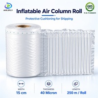 Rouleau de colonne d'air gonflable personnalisé pour emballage protecteur, film de rembourrage antichoc PA+PE pour expédition longue distance