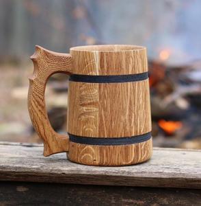 Campfire Wooden Beer Mug - Product Image 1