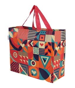 Handmade Natural PP Woven Shopping <b>Bag</b> for Home Decoration Supermarket Use with <b>Sewing</b> Technique Eco-Friendly Craft Product - Product Image 1