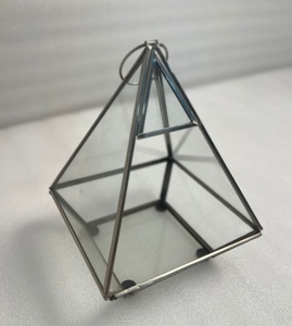 Luxury Glass <b>Lantern</b> <b>Candle</b> <b>Holder</b> For Indoor Outdoor Wedding And Festive Table Decoration Accessories - Product Image 6