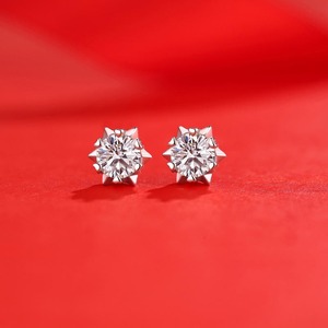 Pendientes de Diamantes Moissanite al por Mayor para Mujer, para Uso Diario, Bodas, Fiestas, Aniversarios, Joyería Disponible para la Venta - Product Image 6