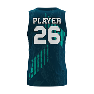 Camiseta de Baloncesto Profesional para Hombre, Corte Deportivo, Diseño de Equipo, Sin Mangas, Cuello en V, Absorbe la Humedad, Logotipo Sublimado - Product Image 6