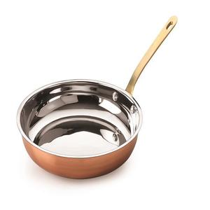 กระทะทองแดงแบบคลาสสิค ตีขึ้นรูปด้วยมือ แท้แบบตุรกี สำหรับทอดไข่และไข่เจียว เป็นมิตรกับสิ่งแวดล้อม ใช้ได้กับเตาแก๊สและเตาแม่เหล็กไฟฟ้า - Product Image 5