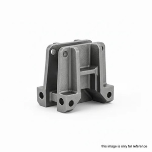 Ensemble de composants de support robuste pour corps de vanne à quatre voies à brides en acier inoxydable moulé sur mesure avec support à œillet à brides - Product Image 1