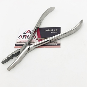Pinzas Profesionales de Acero Inoxidable para Extensiones de Cabello con Queratina, 2 Orificios, Plateadas, Sostenibles, Multifuncionales, con Marca Privada - Product Image 1