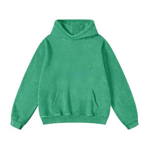 Sudadera con Capucha Personalizada, Estampada, con Bordado 3D, Lavado Ácido, Felpa, 100% Algodón, para Mujer, Estilo Urbano, Invierno, con Logotipo Frontal - Product Image 3