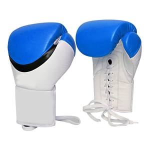 Gants de boxe professionnels en cuir PU de qualité supérieure avec fermeture auto-agrippante 12oz, gants d'entraînement extensibles pour les arts martiaux - Product Image 4