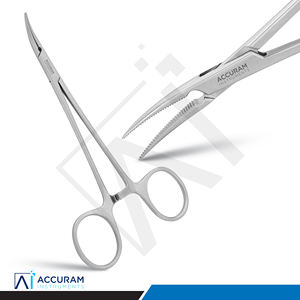Pinza Hemostática Quirúrgica Dental Accuram Micro Halstead Mosquito Curva 12.5cm de Acero Inoxidable, Instrumento Manual - Product Image 3