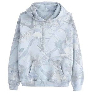 Sudadera con Capucha Oversize de Camuflaje de Moda, Unisex, Estampada, Estilo Casual Urbano, 100% Algodón Tejido, Suministro al por Mayor - Product Image 1