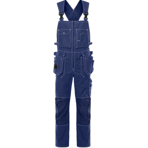 Salopette de travail en coton tendance pour hommes, robuste, imperméable, avec bretelles réglables - Product Image 1