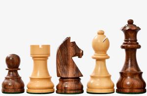 Piezas de ajedrez inspiradas en el torneo Queens Gambit, de madera de Sheesham, Rey de 3.75 pulgadas, al mejor precio - Product Image 5