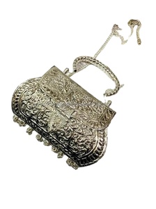 กระเป๋าใส่หมอนทองเหลืองเงางามสำหรับผู้หญิงกระเป๋าถือตอนเย็นกระเป๋าถือสไตล์โบโฮสำหรับงานแต่งงานงานปาร์ตี้อาเกตแฟชั่น - Product Image 3