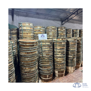 [MEJOR CALIFICADO] |   Cubo de Madera Ecológico para Cangrejos, Contenedor para Pescado y Frutas, para Mercado o Restaurante de Blue Lotus Farm - Product Image 1