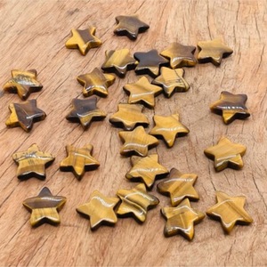 Mini Ciondolo a Forma di Stella Pentagramma in Occhio di <span class=keywords><strong>Tigre</strong></span>, Cristallo Naturale Lucido Intagliato a Mano, Tema Amore per Occasioni Natalizie - Product Image 4