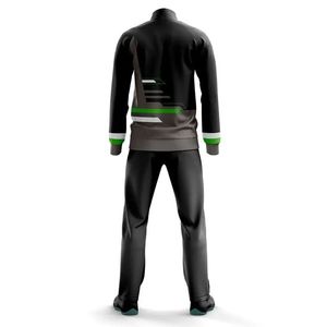 Conjunto Deportivo de Dos Piezas para Hombre, Diseño Delgado, Resistente al Viento, con Cierre y Estampado - Product Image 5