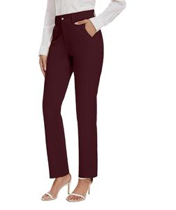 Pantalones de Vestir Rectos Elásticos para Mujer, NUEVA COLECCIÓN DE BANGLADESH, para Trabajar o Traje Casual, Directo de Fábrica - Product Image 1
