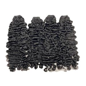 Extensions de cheveux humains vietnamiens bouclés birmans à double tirage sans tissage chimique cheveux cuticules alignés best-seller pour les femmes noires - Product Image 2