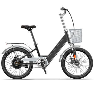 Bicicleta urbana eléctrica urbana de 20 pulgadas al por mayor sencilla y fiable con horquilla de suspensión entrega directa de fábrica - Product Image 1