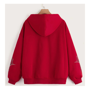 Nuestra fábrica de fabricación personalizada elabora cada sudadera con capucha 100% algodón para mujer con impresión personalizada, hecha en Pakistán, con precisión. - Product Image 2