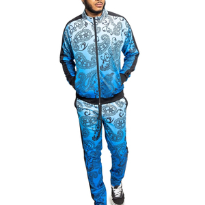 Best Selling Custom Made <b>Winter</b> Sublimation Printed Heavyweight 100% Polyester Plus Size Solid Tracksuit Custom Colors Logo - Product Image 4