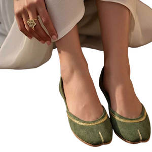 Chaussures professionnelles pour femmes de haute qualité, semelle antidérapante, dessus en daim et velours, taille personnalisée, Khussa, toutes saisons - Product Image 1