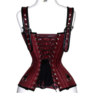 Corsé Bustier de Cuero de Calidad para Mujer, Moldeador de Cintura Delgada, Control de Abdomen, Uso Deportivo, Diseño de Cierre de Gancho y Ojo, Servicio OEM - Product Image 1