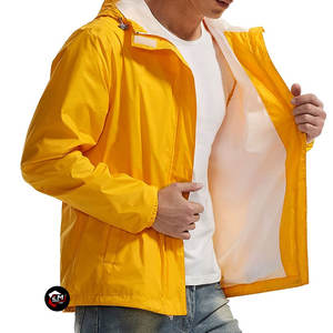 เสื้อแจ็คเก็ตกันลมน้ำหนักเบาสำหรับผู้ชาย กันน้ำ กันลม ระบายอากาศได้ดี เหมาะสำหรับวิ่งและเดินป่า เสื้อแจ็คเก็ตกันลมสำหรับผู้ชาย - Product Image 4