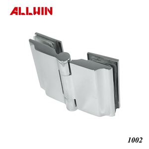 Charnière de porte verre-à-verre moderne à 180 degrés en laiton, OEM ODM - Product Image 4