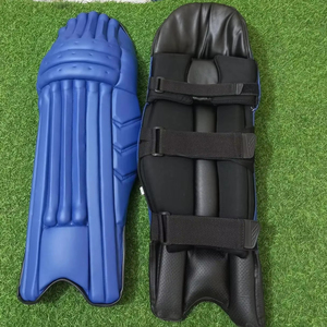 Lightweight PU Cricket Batting Pads Leg Guards Adjustable Protective Knee Pads for Match Training - Product Image 4